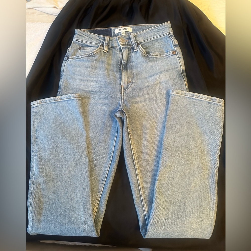 RE/DONE Mid 90’s Straight Denim 70’s Jeans Size 23 - Picture 10 of 10